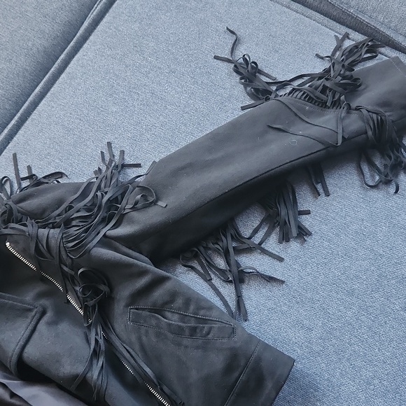 Zara suede fringe jacket - Picture 3 of 7